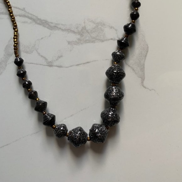 Beautiful paper bead necklace by 31 Bits - Picture 2 of 4